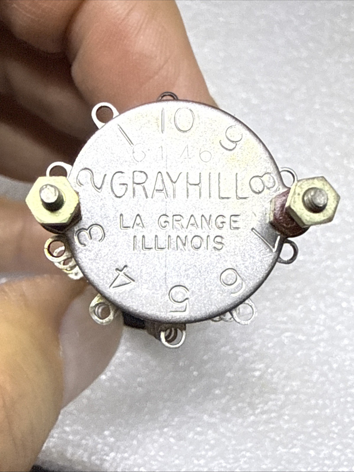 Grayhill Rotary Switch 28VDC 115VAC 6-Deck 6-Position 6146
