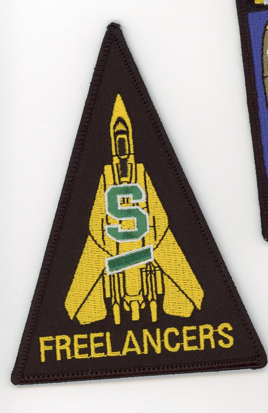 PATCH USN F-14 TOMCAT VF-21 FREELANCERS TRIANGLE S IRON ON PARCHE