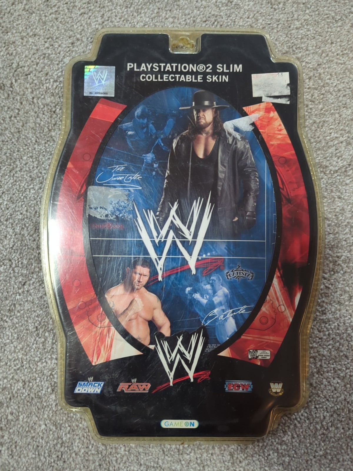 PS2 Slim Collectible WWE Skin Playstation 2 Slim Undertaker Batista Wrestling