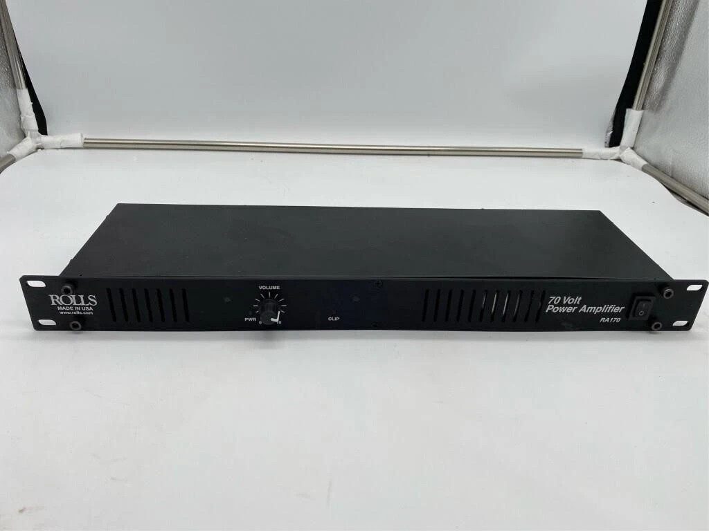 Rolls RA170 70-Volt/70 Watt Power Amplifier, Black