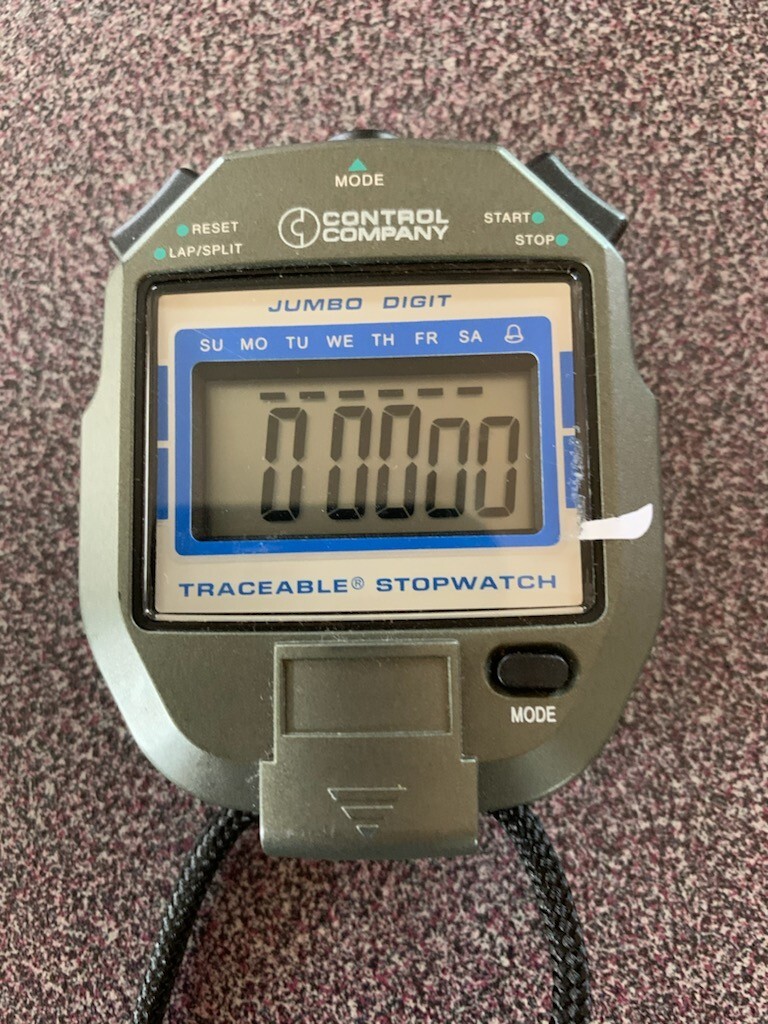 Control Company 1051 Traceable Jumbo-Digit Stopwatch - Water Resistant - VGC