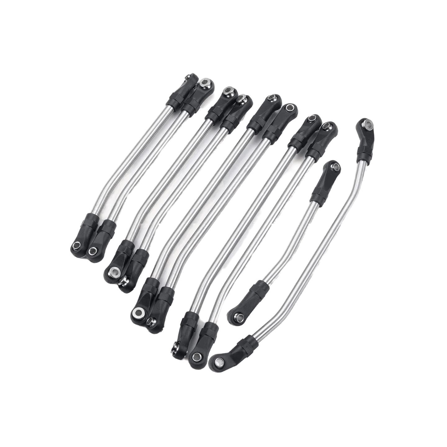 RC Hop Ups 313mm Stainless Steel High Clearance Link Set (10) for Axial SCX10 II
