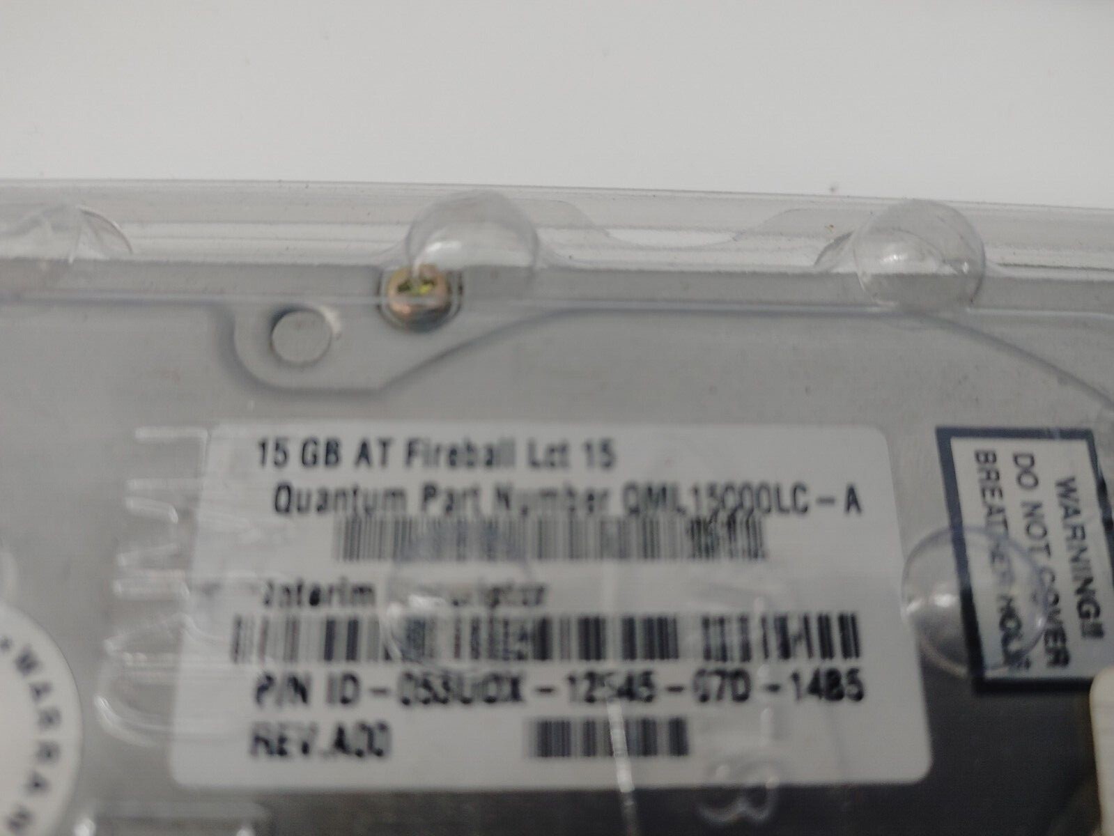 QUANTUM 15 GB AT FIREBALL LCT 15 HARD DRIVE