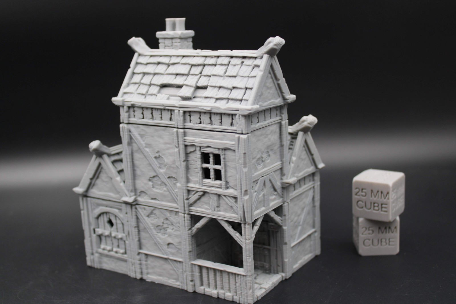 Tabletop Terrain Plaster Cob House 11of19 Town City Dnd RPG wargame skirmish 28-