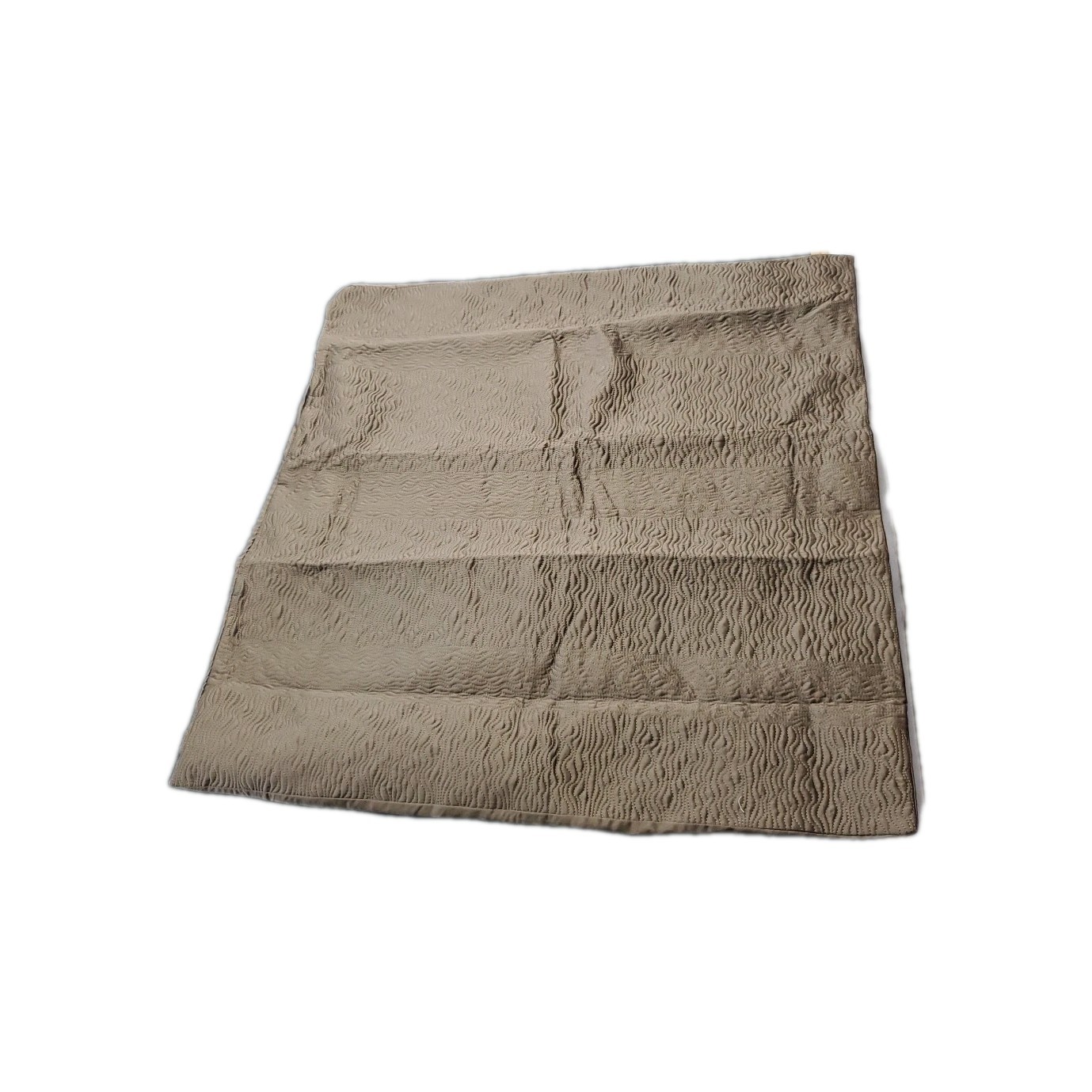 Candice Olson Canoil Quilted Euro Sham  Bronze RN76948 NWOT Zip 25.5×25.5