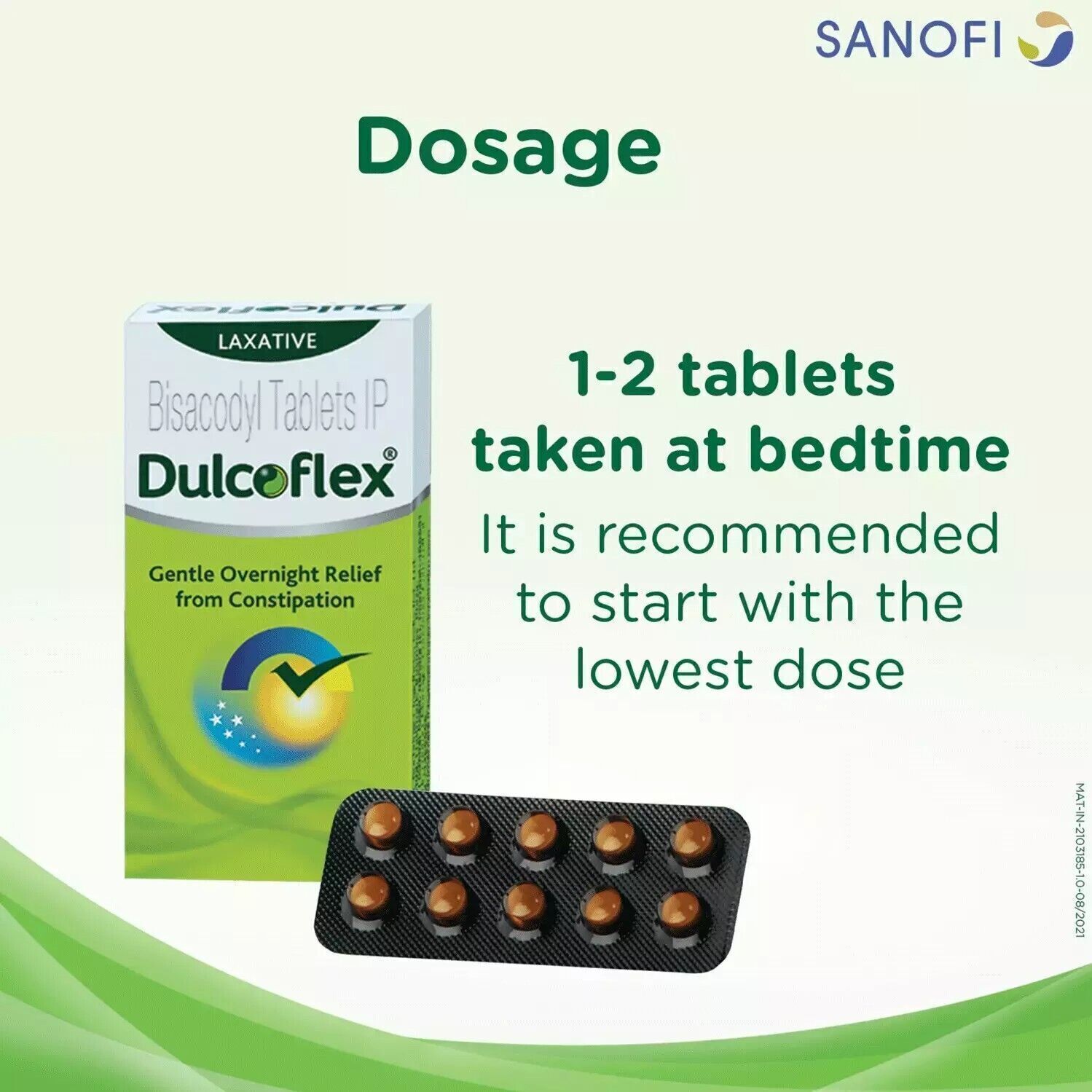 £ 22.9 Dulcoflex Dulcolax Laxative 1000 Tablet 5mg Bisacodyl Constipation...