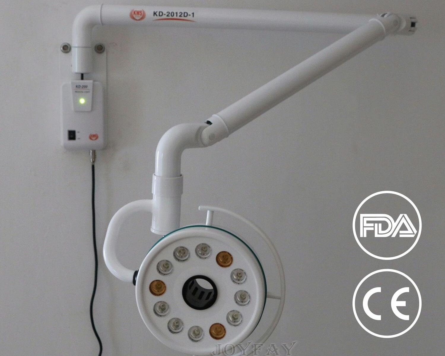 36W Shadowless Exam Lamp Wall Hanging LED Surgical Medical Light FDA