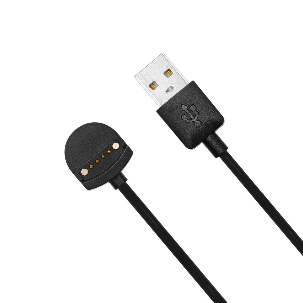 100CM Black Watch Magnetic Charging Cable ABS Charging Cable For Ticwatch S/E