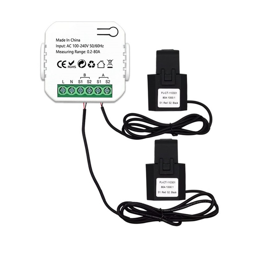 Tuya    Meter 2 Way Bidirectional with Current Sensor Clamp App  6339