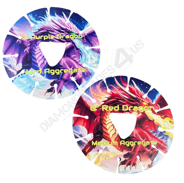 6" Pro+ Soffcut Style Diamond Blade Bulk 2 Pack Compatible w Husqvarna 150