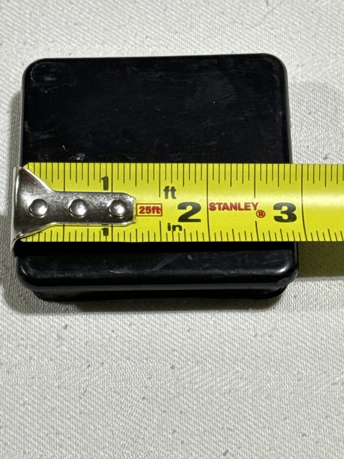 Soloflex 3" End Cap Endcap Solo Flex Black Plastic