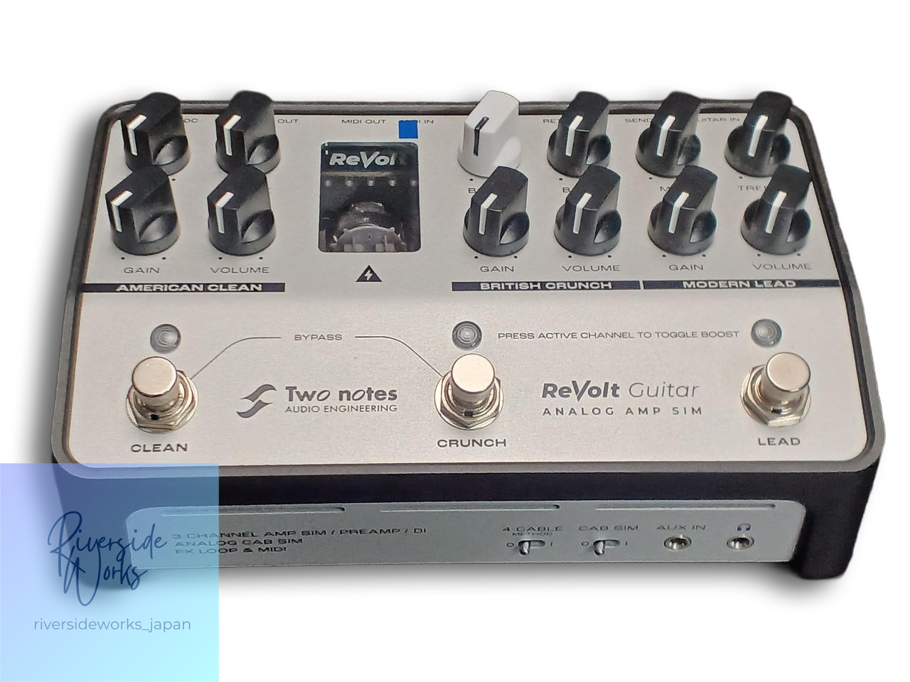 TWO NOTES Revolt Guitar Analog Amp Simulator Effects Pedal JP