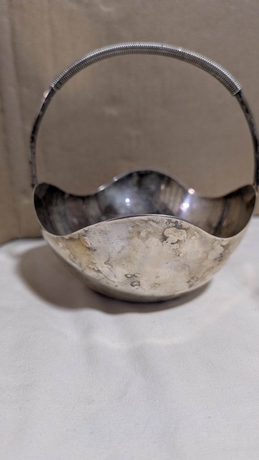 Vintage Silver Plated Candy Dish From Denmark. #149