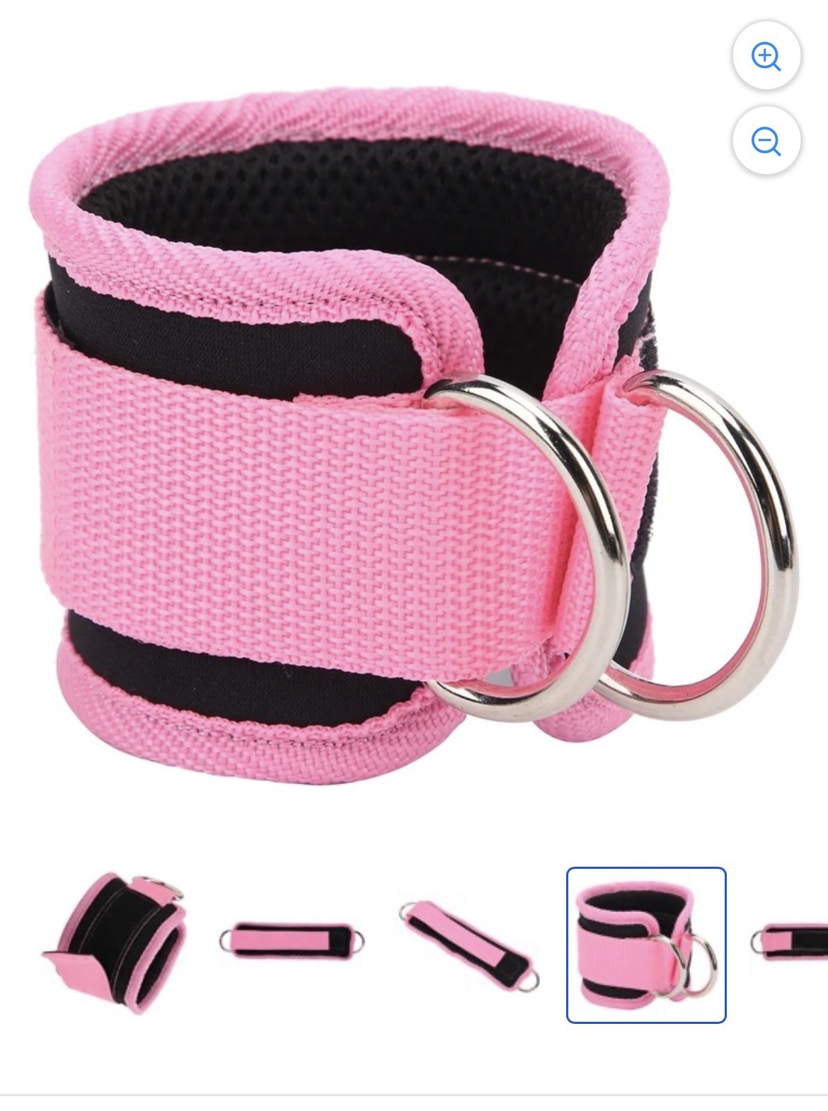 Fitness Ankle Strap for Cable Machines Padded Ankle Attachment for Leg and Glute