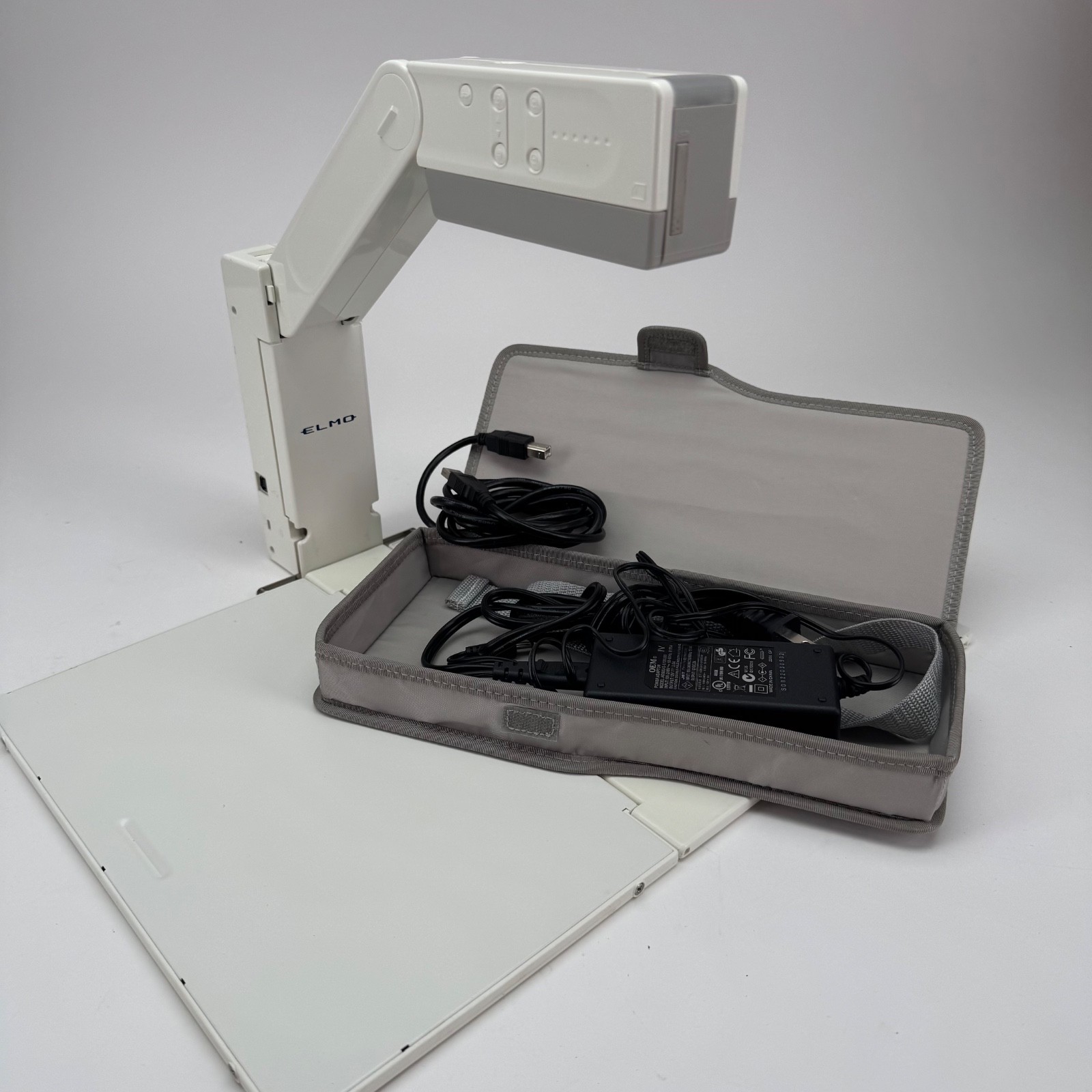 ELMO HV-110u Visual Presenter Document Camera USB RGB w/ Power Adapter