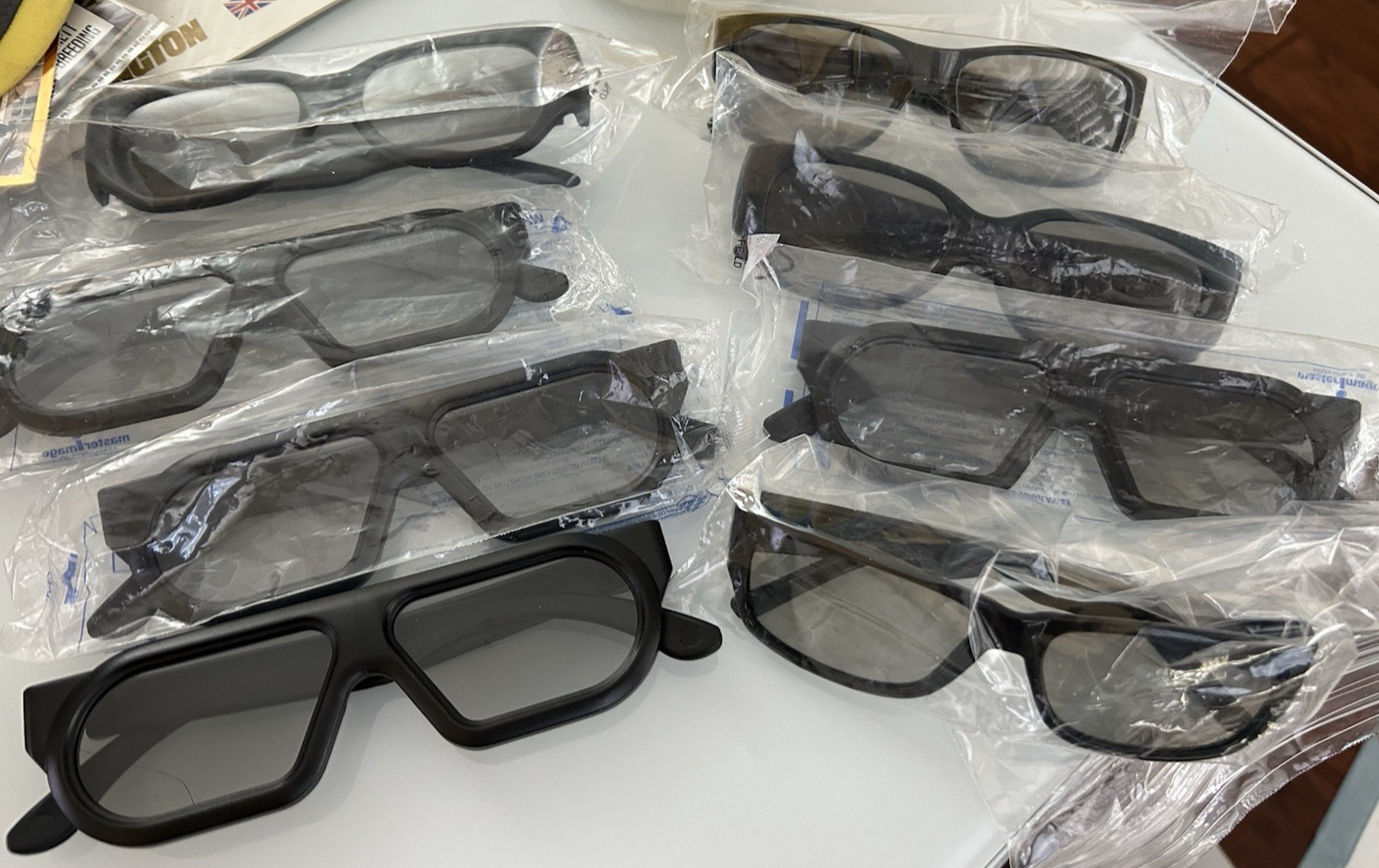 8 Lot Master Image & Vizio 3D Glasses