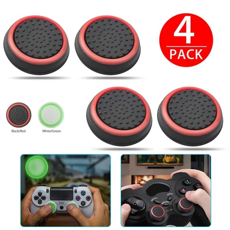 4PCS Analog Thumb Stick Grips Caps XBox Dualshock 5 4 PS3 PS4 Controller PS5 USA
