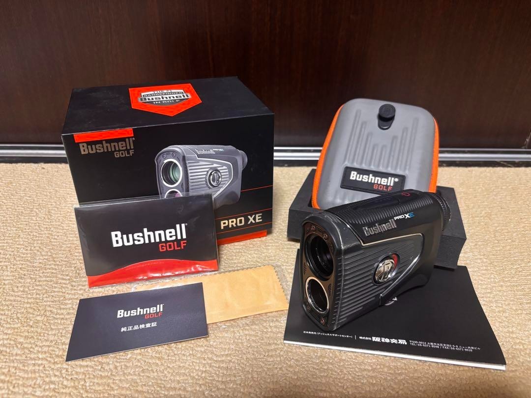 Bushnell PRO XE Pro Golf Laser Rangefinder Slope Elements JOLT BITE Magnet Junk