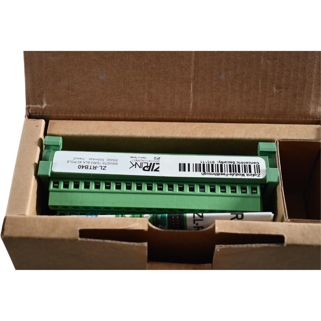 NEW Automation Direct ZL-RTB40 ZIPLink Feedthrough Module 40 Pole DIN Mount