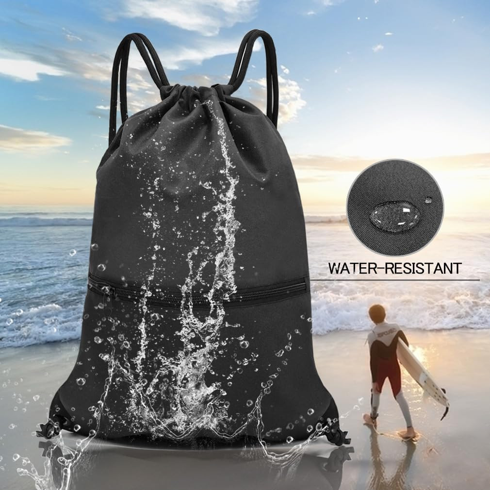 Drawstring Backpack Bag - Sport Gym Sackpack