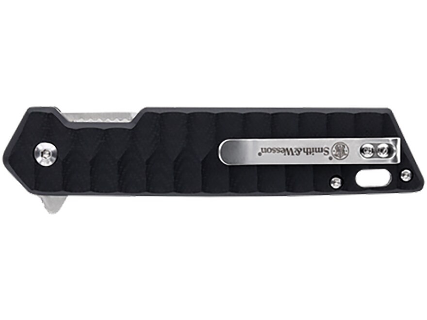 Smith & Wesson 24/7 Cleaver Assisted Opening Pocket Knife 3.25" Chisel Point
