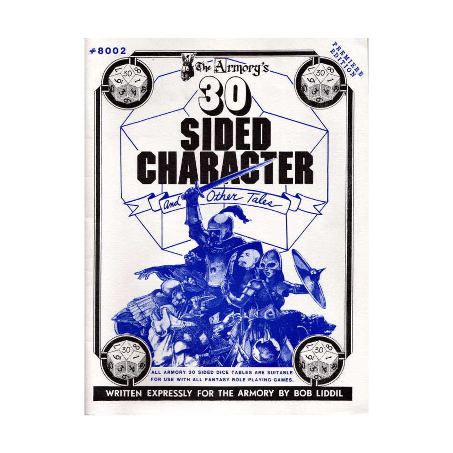 Armory Fantasy RPG 30 Sided Character and Other Tales VG