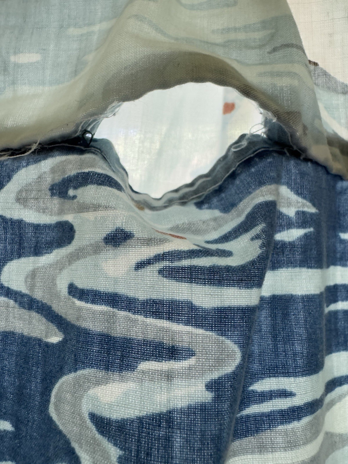 Waterbed Sheet Vintage 1980's King 78 x 88 Sailboat Fitted and top Sewn together