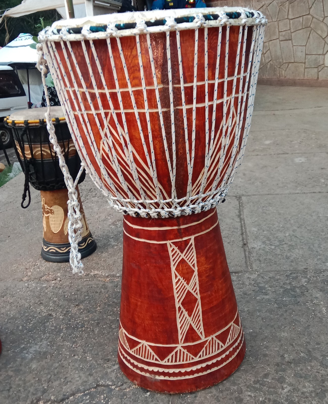 African djembe drum