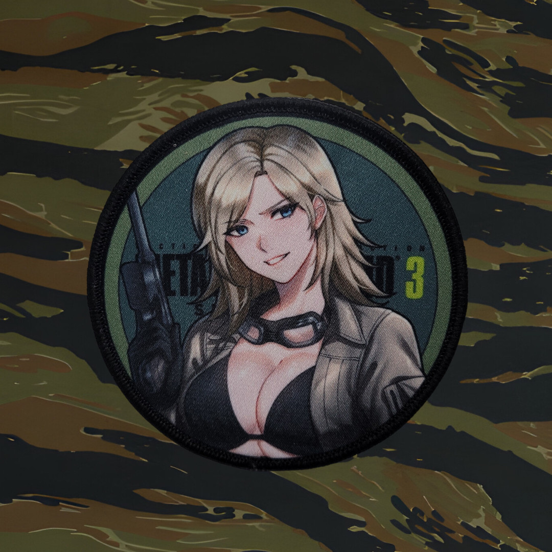 Metal Gear Solid 3: Snake Eater - EVA anime girl airsoft morale military patch