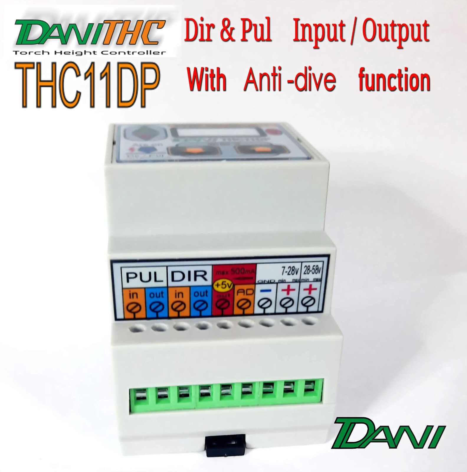 Plasma Cutter CNC THC Torch Height Control Dir/Pul (SD) with Anti-dive function