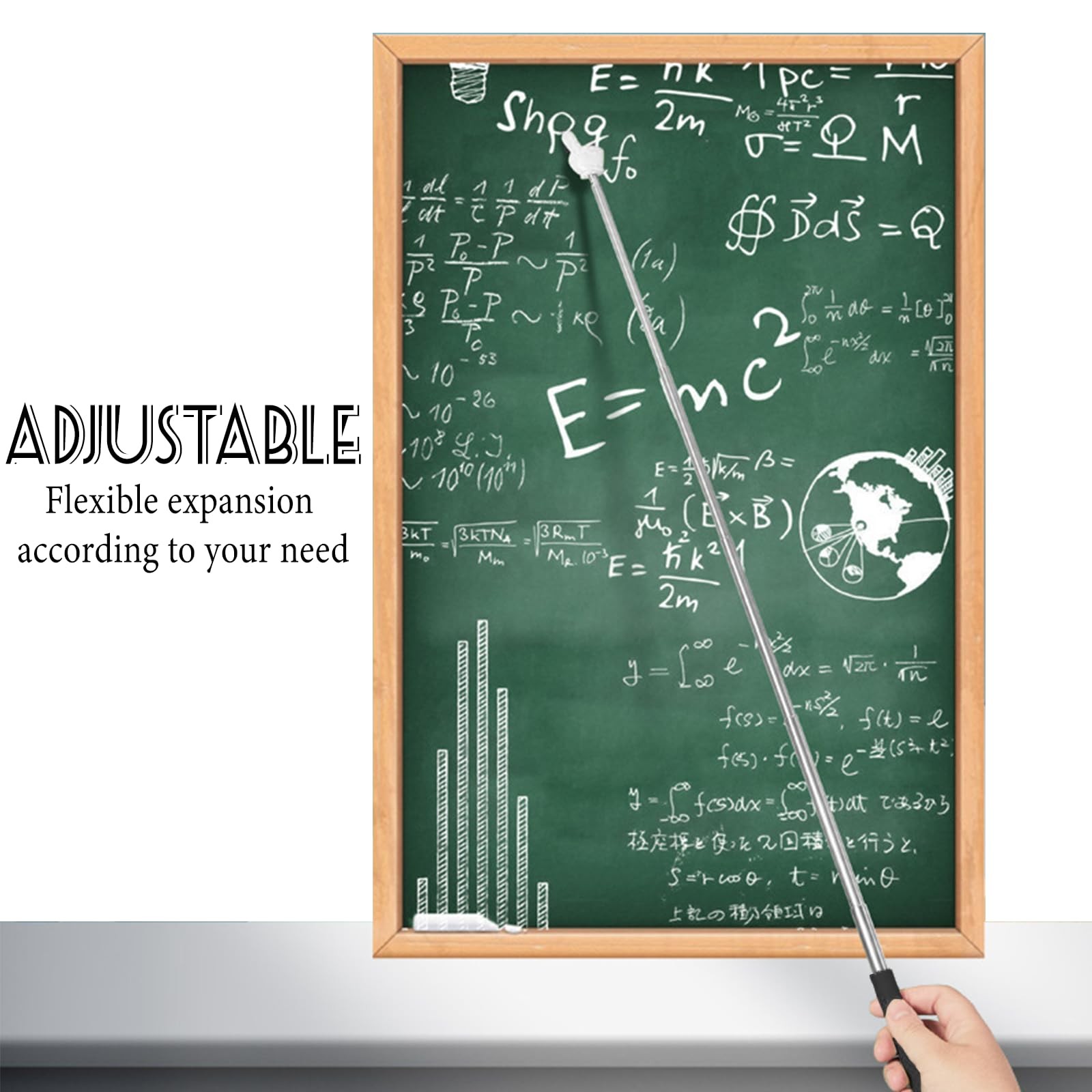 Pointer Finger Stick,Telescopic Teacher Stick for Classroom...