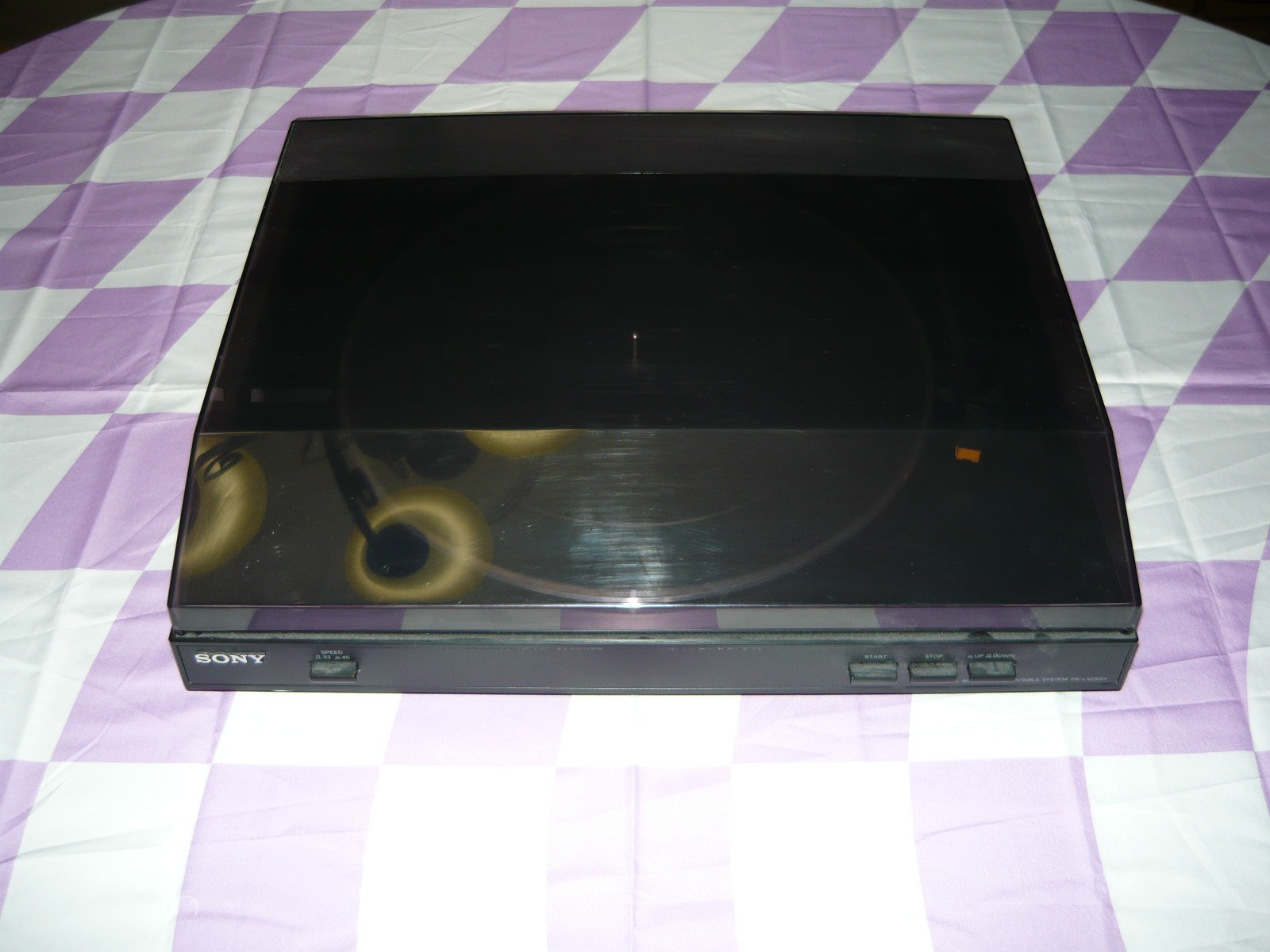 AS IS Sony PS-LX250H Automatic Vinyl Record Turntable Black Used Parts Repair