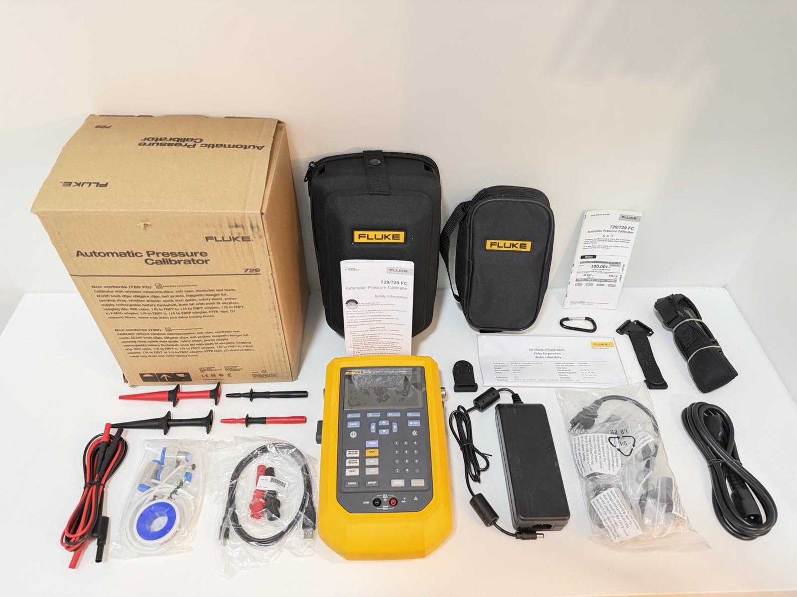 FLUKE 729-150G AUTOMATIC PRESSURE CALIBRATOR CALIBRATED 2024