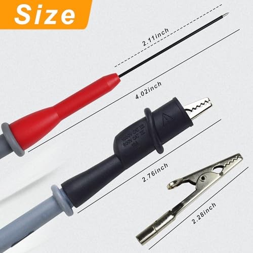 TL80A-AC72 Basic Electronic Test Lead Kit Compatible with Fluke Digital