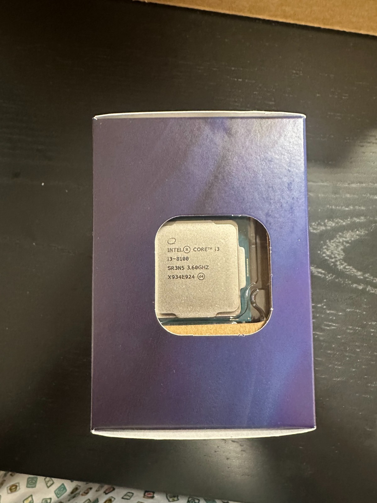 Intel Core i3-8100 3.60 GHz Quad-Core (BX80684I38100) Processor
