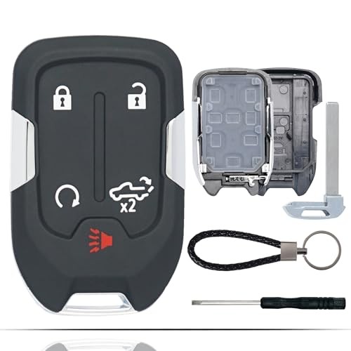 Key Fob Shell Case Replacement Fits for Chevy Silverado GMC Sierra 1500 2500HD