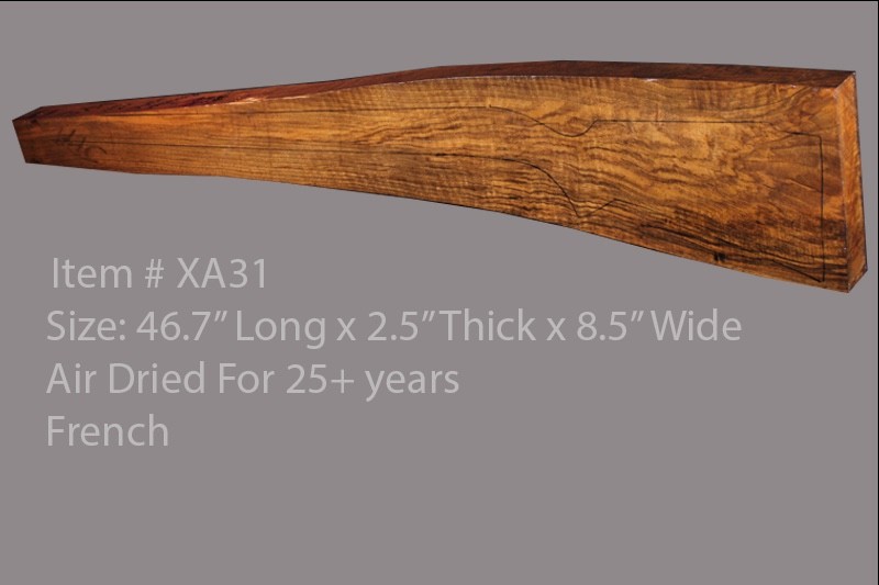 French walnut rifle gunstock blank, xa31