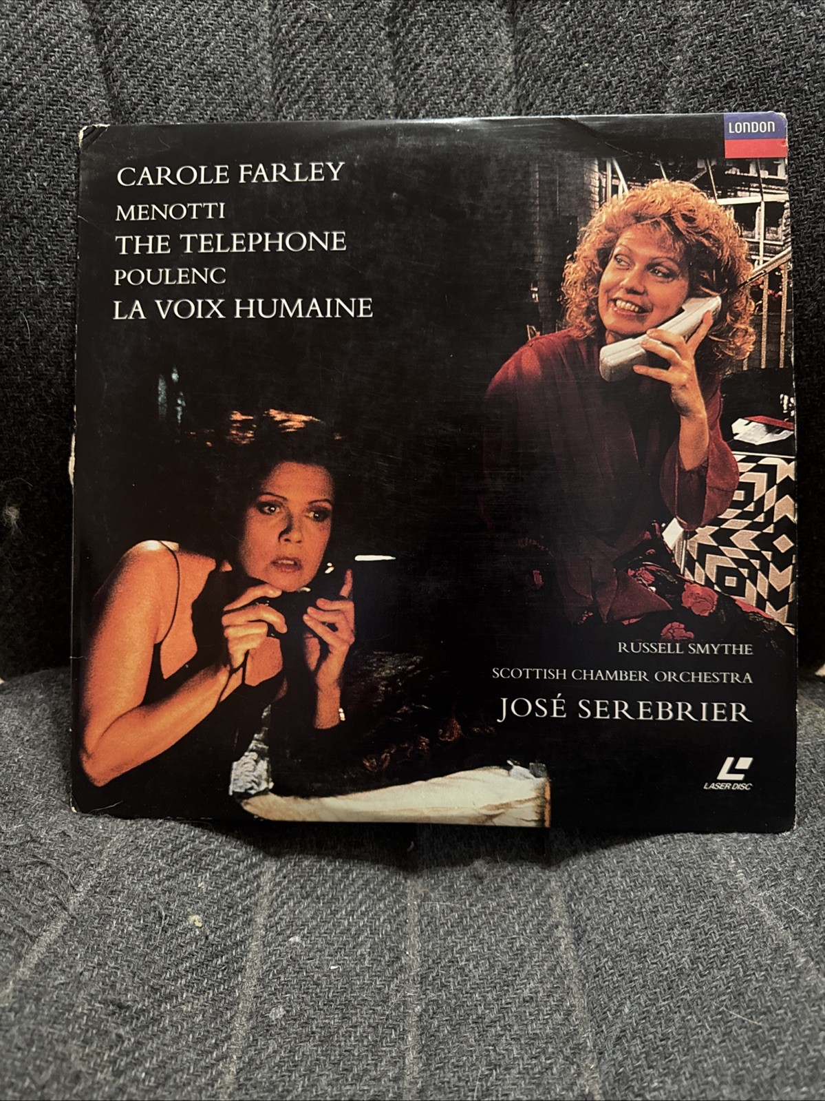 THE TELEPHONE/LA VOIX HUMAINE Laserdisc LD