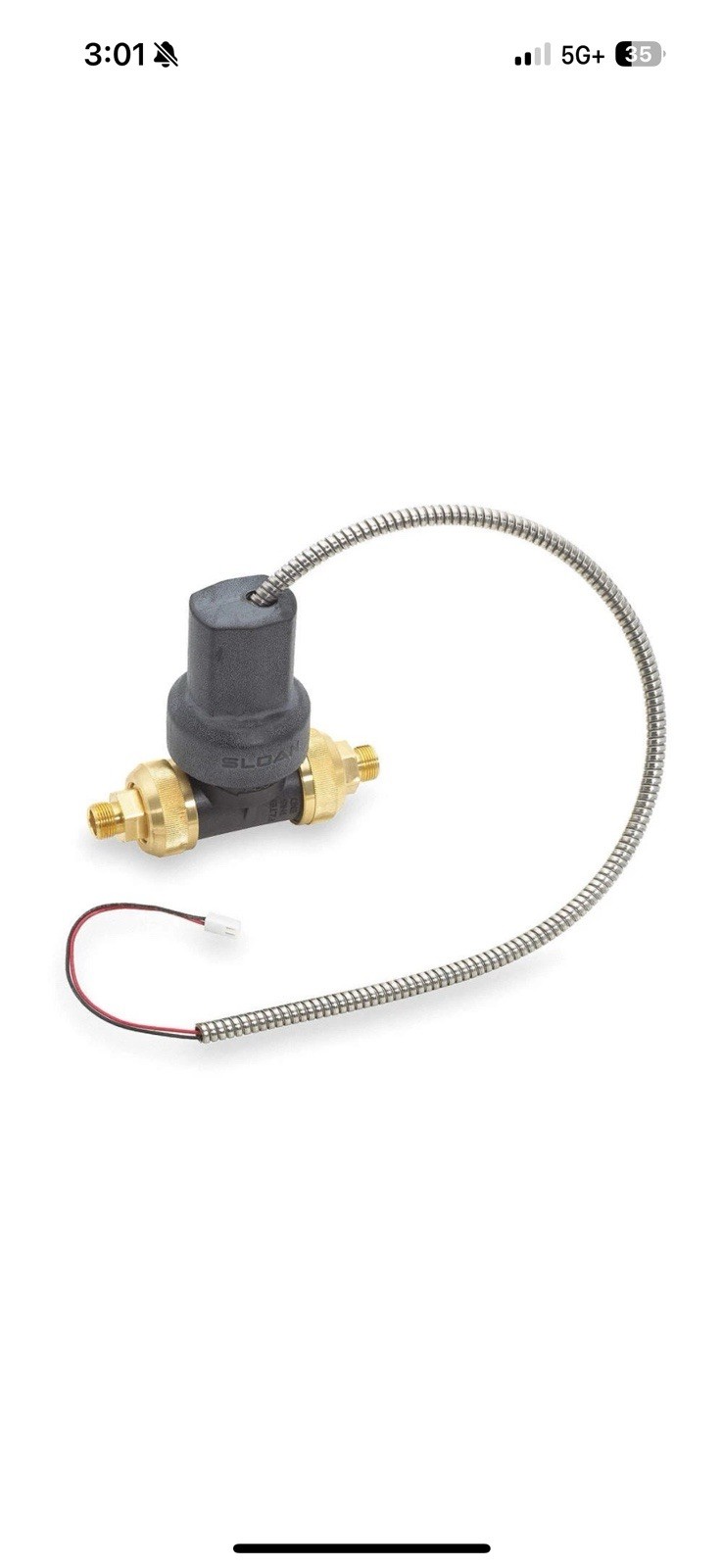 NEW SLOAN ETF740A SOLENOID ASSEMBLY 6VDC