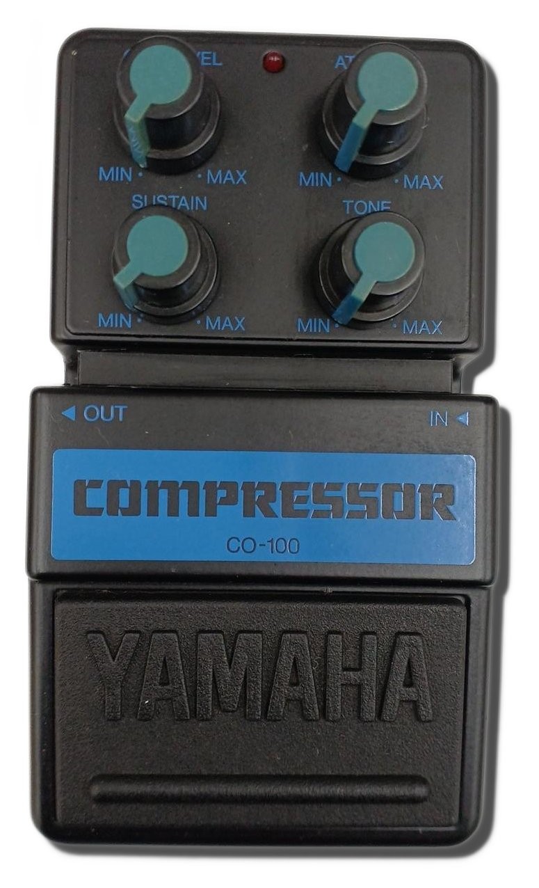 Yamaha CO-100 Compressor Effects Pedal Tested & Works 65372