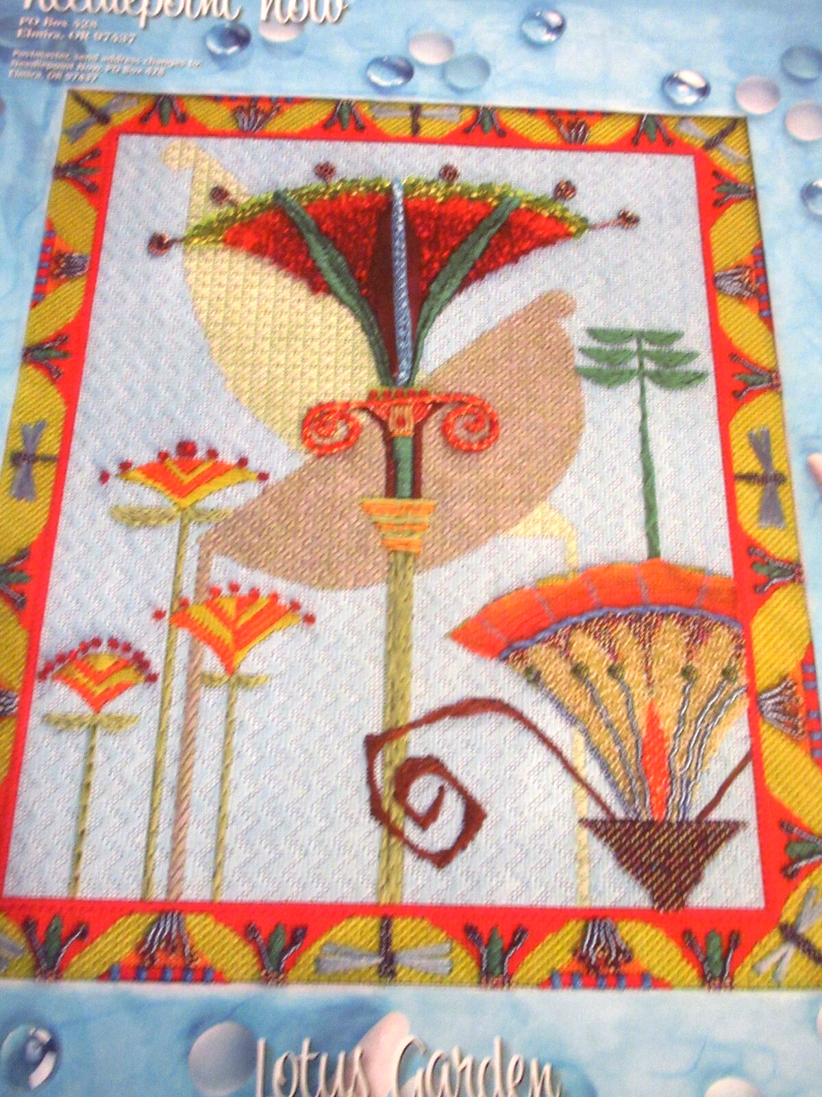 Zecca LOTUS GARDEN Stitch Guide by Lisa Kessler