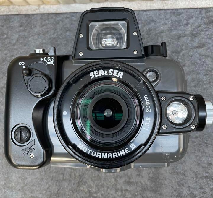 SEA&SEA Motor Marine III Complete set of underwater diving film camera Tested