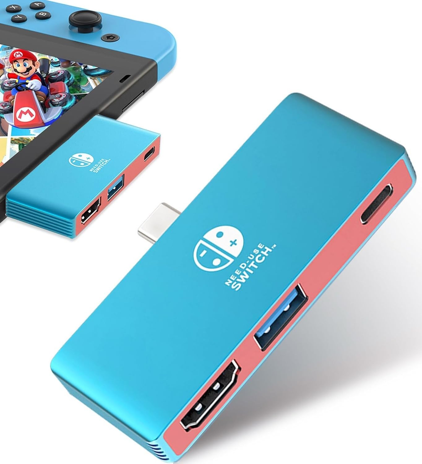 Portable 4K HDMI Dock for Nintendo Switch & OLED - USB C with PD 100W Charging
