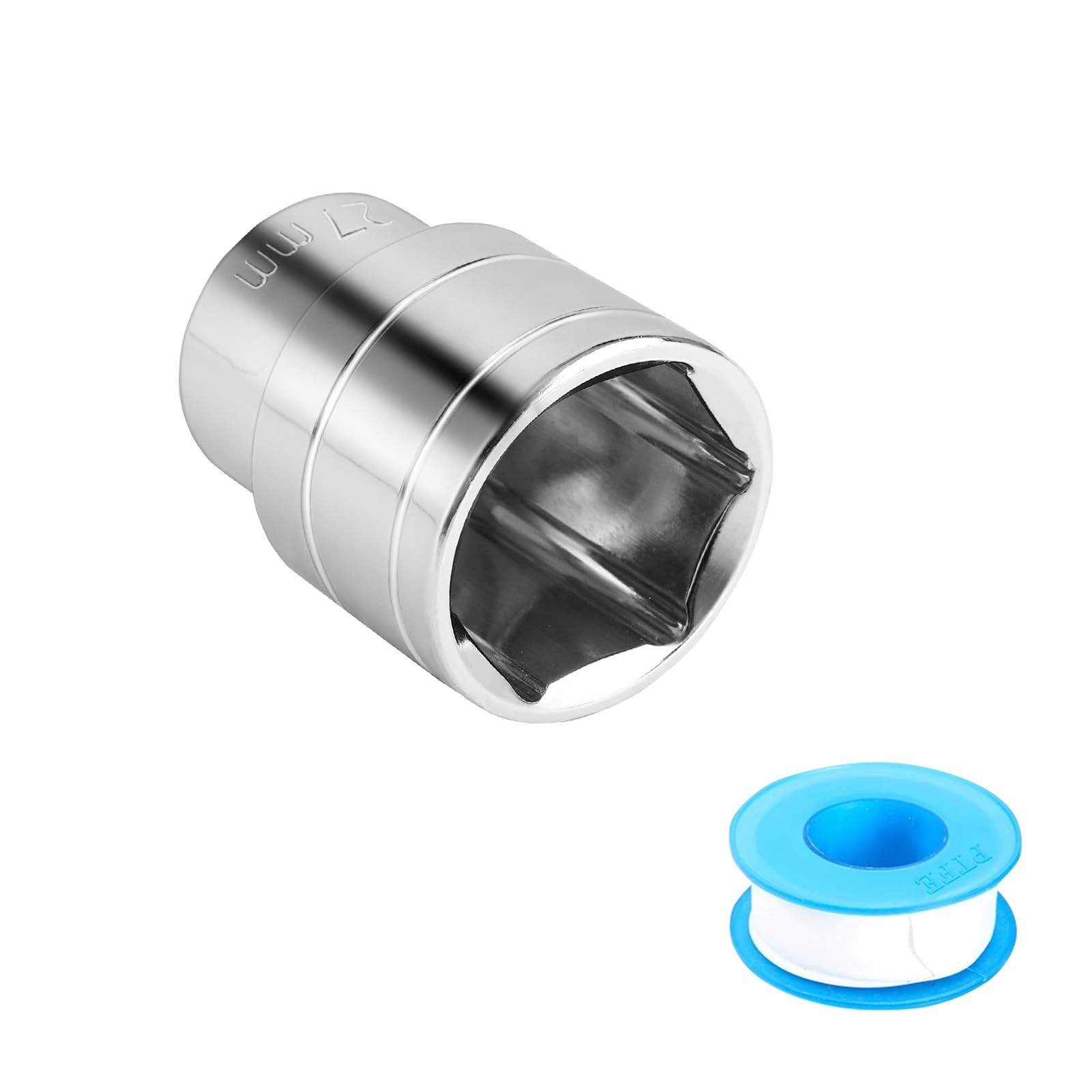 1-1/16 Inch RV Water Heater Socket with Sealing Tape
