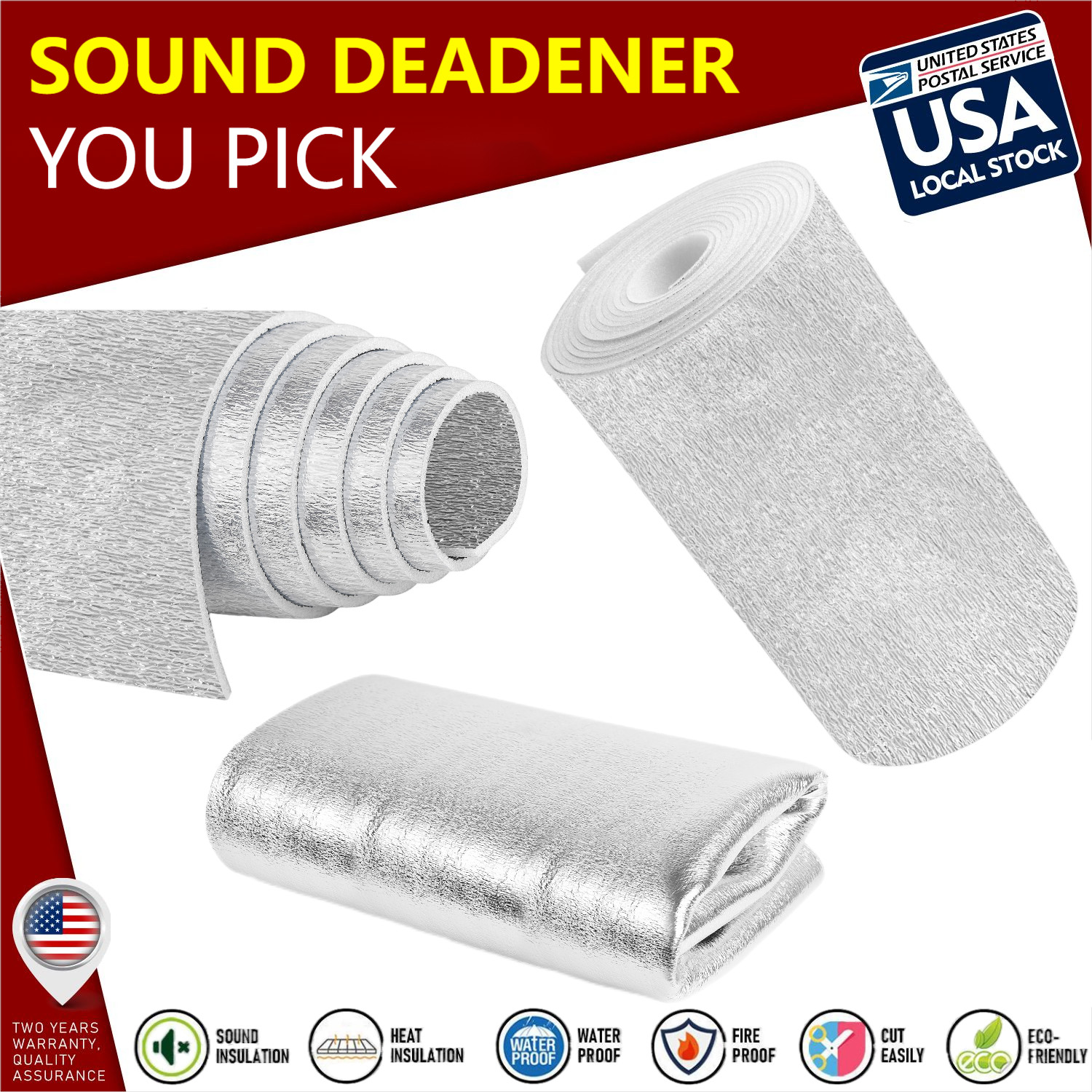 Aluminium & Foam WHITE Reflective Insulation Foam Core Radiant Barrier 5MM