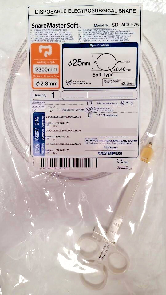 Olympus SD-240U-25 Snare 2.8mm x 230cm, 25mm Loop, OEM & NEW!!!