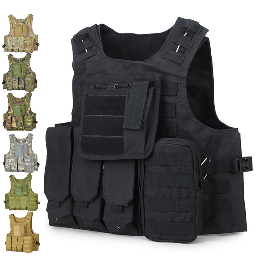 Tactical Vest Weighted Vest Breathable Adjustable Modular Quick Release Vest USA