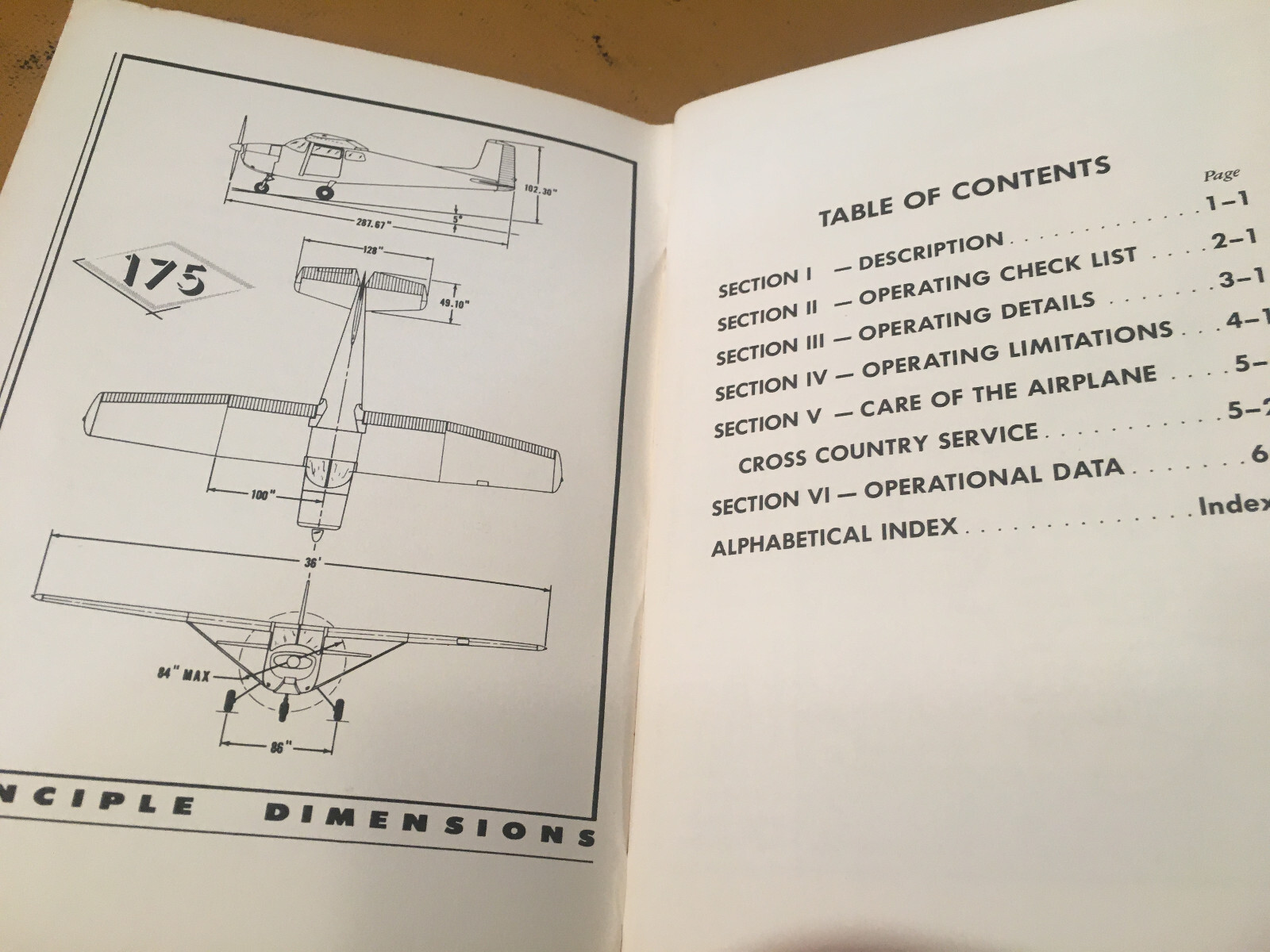 1958 Cessna 175 Owner's Manual