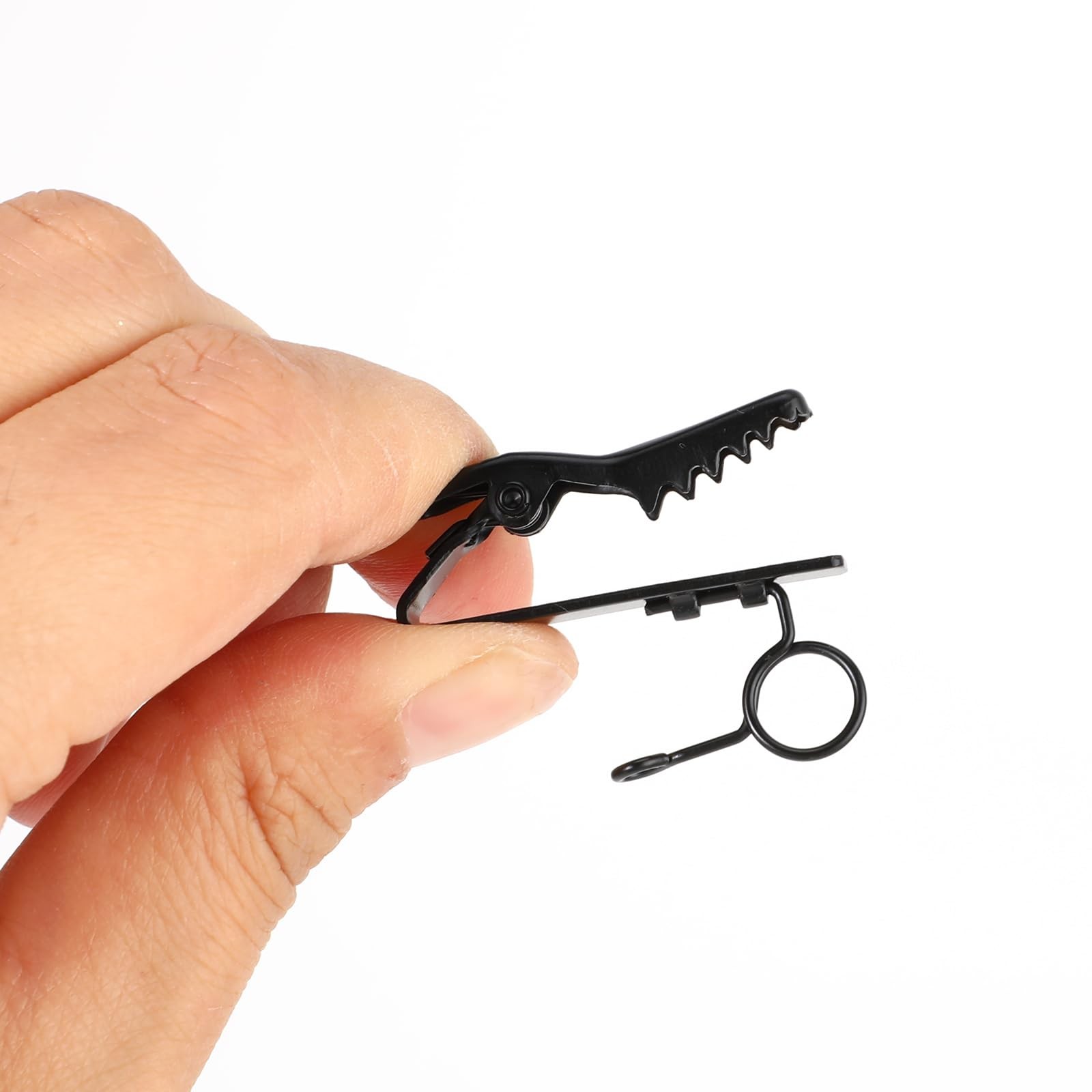 Lavalier Microphone Clip Metal Tie Clips with Lapel Mic Windscreen Foam Covers