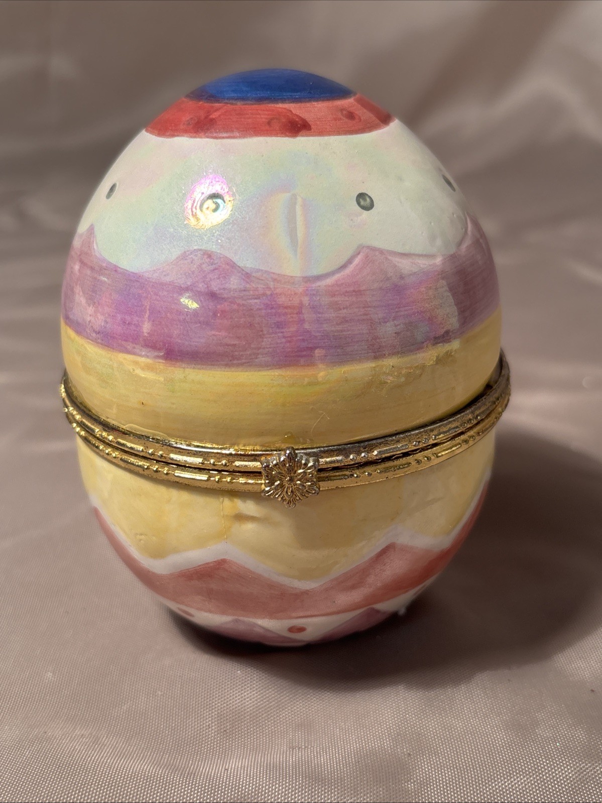 Easter Style Handpainted Trinket Box
